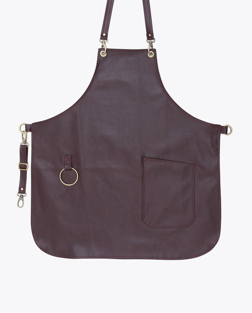 Brown Bartender Leather Apron Design 1
