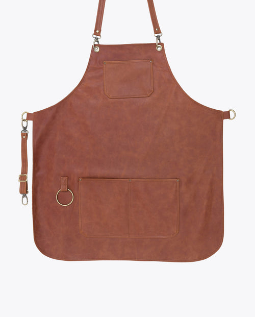 Brown Kitchen Leather Apron Design 2