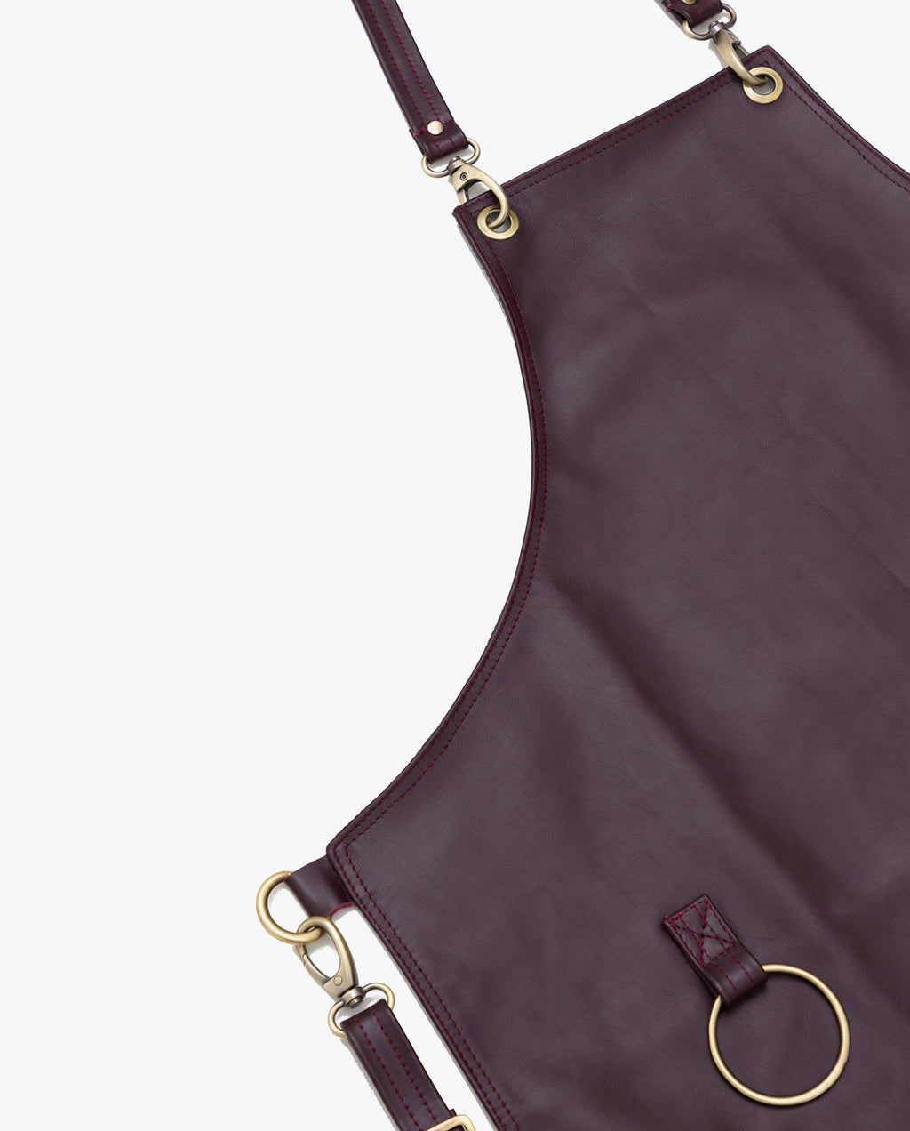 Brown Bartender Leather Apron Design 1