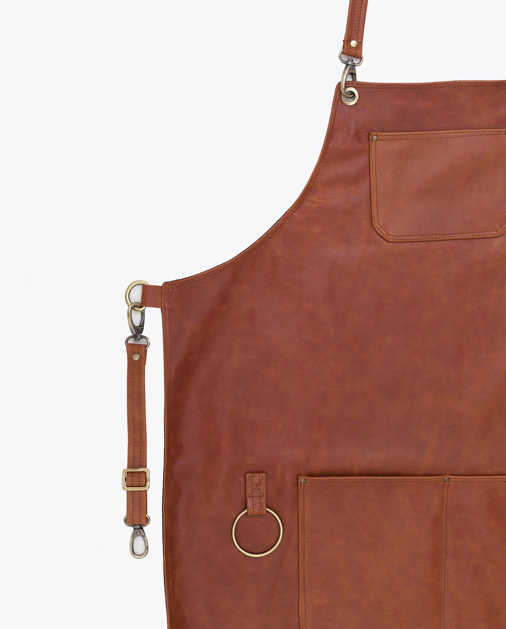 Brown Kitchen Leather Apron Design 2
